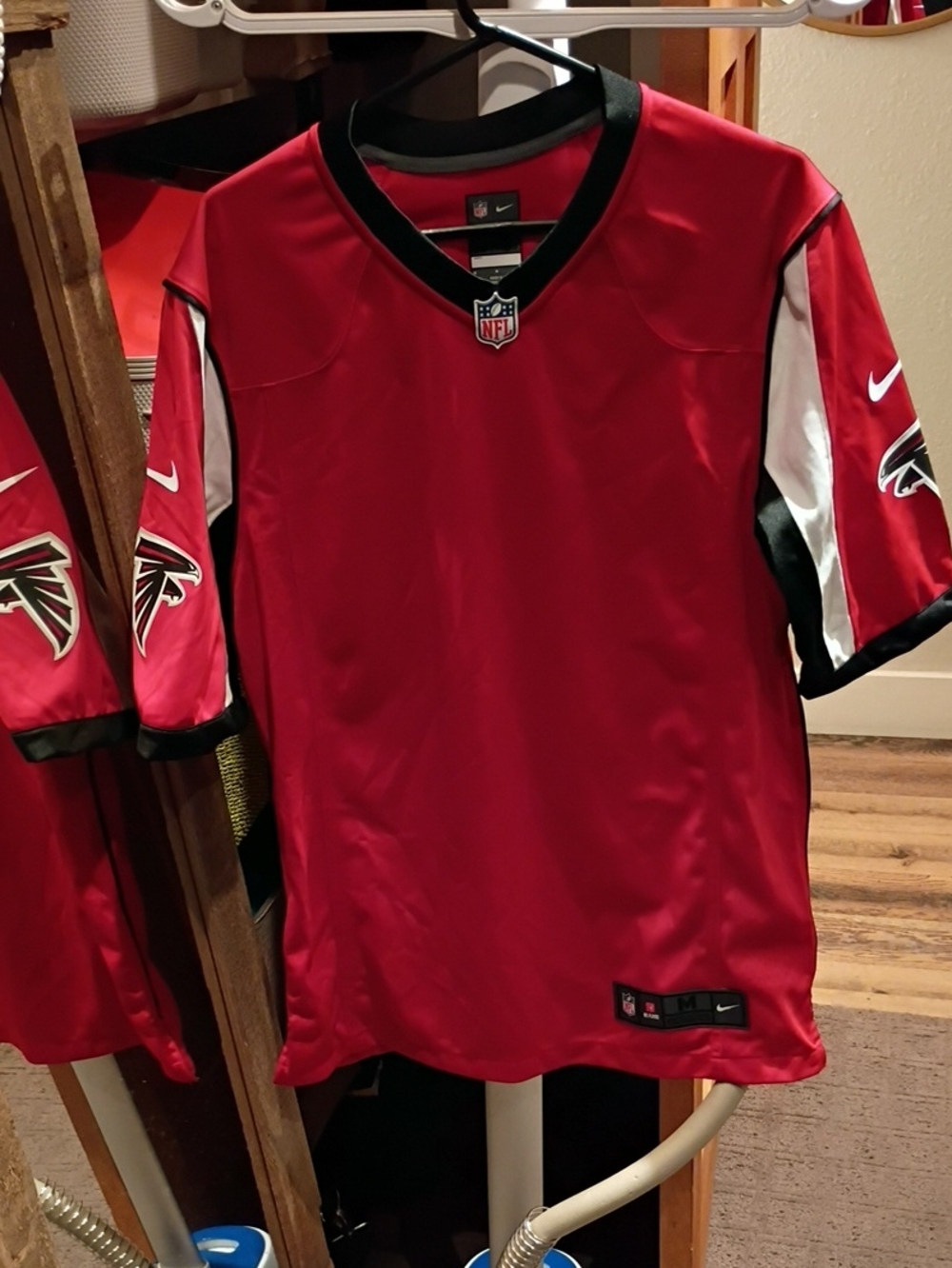 Nike Red and Black NFL On-Field Jersey (Medium)